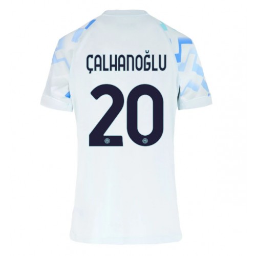 Ženski Nogometni dresi Inter Milan Hakan Calhanoglu #20 Gostujoči 2025-26 Kratek Rokav